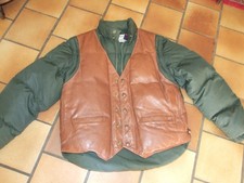 Doudoune cuir schott d'occasion  Aurillac