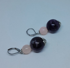 Boucles oreille acier d'occasion  Longpont-sur-Orge