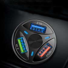 Adaptador carregador de telefone de carro 1x 3 portas USB display LED QC 3.0 acessórios de carregamento comprar usado  Enviando para Brazil