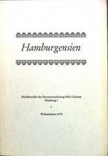 Hamburgensien schriftenreihe b gebraucht kaufen  Koblenz