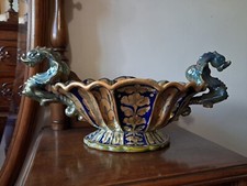 Centrotavola maiolica tirata usato  Pomezia