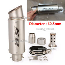 60mm motorcycle exhaust for sale  TAMWORTH