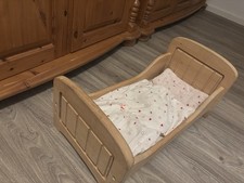 Puppenbett echtholz gebraucht kaufen  Bocholt