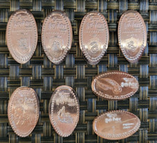CONJUNTO DE MOEDAS PRENSADAS 8 PEÇAS PARQUE TEMÁTICO UNIVERSAL STUDIOS HARRY POTTER CENTAVO RARO L@@K * comprar usado  Enviando para Brazil