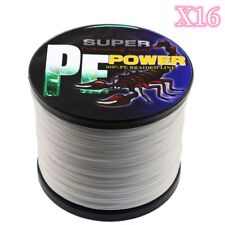 Linha de pesca trançada 16 fios 100M-2000M branca oca Dyneema 20 lb-500 lb comprar usado  Enviando para Brazil