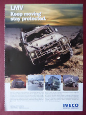 9/2013 PUB IVECO DEFENSE VEHICLE LMV LIGHT MULTIROLE VEHICLE ORIGINAL AD comprar usado  Enviando para Brazil