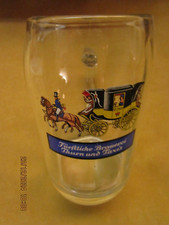 Glas bierkrug fürstliche gebraucht kaufen  Deutschland