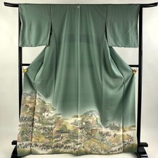 Quimono japonês "Iro-TOMESODE", Jyukou-Ori, Heian View, Gld, Blur, L5' 6"..3476 comprar usado  Enviando para Brazil