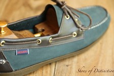 Sebago blue nubuck for sale  SUTTON COLDFIELD