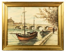 Vintage paris watercolor for sale  Peterborough