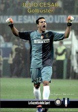 Cartolina calciatori julio usato  Italia