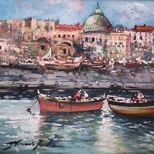 Bellisimo olio tela usato  Italia