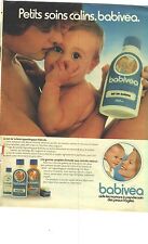 Advertising 1982 babivea d'occasion  Expédié en Belgium