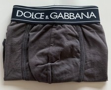 Używany, Męskie Dolce & Gabbana Majtki Bokserki rozm. 6 / 7 Ciemnoszare Niebieskie na sprzedaż  Wysyłka do Poland