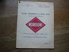 Morrison catalogue 1950 for sale  YORK