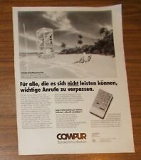 Seltene werbung compur gebraucht kaufen  Legden