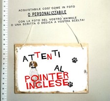 Targa attenti cane usato  Italia