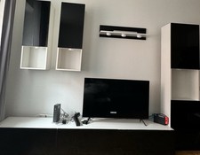 Moderne wohnwand hochglanz gebraucht kaufen  Weiden