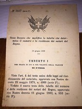 Regio decreto modifica usato  Italia