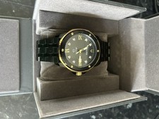 Bulova black mens for sale  LEEDS