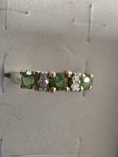 9ct gold tsavorite for sale  CAMBRIDGE