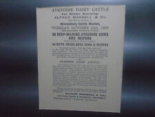 1897 ayrshire dairy for sale  POOLE