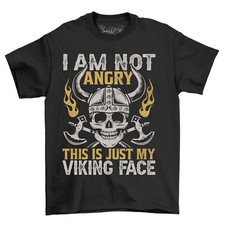 Usado, Camiseta Viking Face "I Am Not" - Design de guerreiro nórdico engraçado, camiseta estampada unissex. comprar usado  Enviando para Brazil