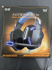 Kotion Each G2000 Pro fone de ouvido supra-auricular para jogos com fio com LEDs e microfone, azul, NOVO, usado comprar usado Kotion Each G2000 Pro fone de ouvido supra-auricular para jogos com fio com LEDs e microfone, azul, NOVO, usado comprar usado  Enviando para Brazil