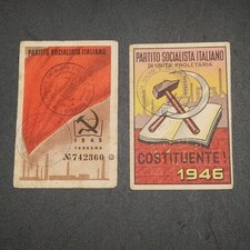 Lotto tessere partito usato  Forli
