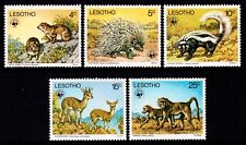 Lesoto 1977 Espécies Ameaçadas de Extinção - Fauna - WWF Estado Perfeito, Perfeito, Perfeito Estado, Conjunto SC 228-232 CV $56,50 comprar usado  Enviando para Brazil