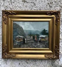 Quadro paesaggio con usato  Calvizzano
