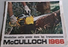 Brochure tronçonneuse mccullo d'occasion  Noyers-sur-Cher
