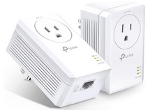 Kit adaptador Ethernet TP-Link AV1000 Powerline TL-PA7017P passagem Gigabit comprar usado  Enviando para Brazil