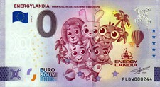 Banknot zero euro - 0 euro - Polska - Energylandia - Maskotka 2025-3 na sprzedaż  Wysyłka do Poland