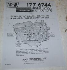 Hurst instructions put for sale  Stockton