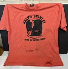 Camiseta autografada Dr Ralph Stanley Clinch Mountain Boys XL Banjo Bluegrass comprar usado  Enviando para Brazil