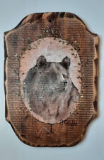 Tableau peinture ours d'occasion  Saint-Béron