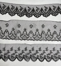 Dentelle ancienne chantilly d'occasion  Morestel