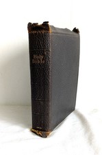Antique leather bound for sale  FALKIRK