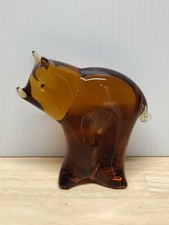 Amber handblown glass for sale  Toms Brook