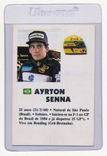 RARO 1985 Coleccao Impala AYRTON SENNA ROOKIE #28 Auto Racing Card Formula 1 RC, usado comprar usado RARO 1985 Coleccao Impala AYRTON SENNA ROOKIE #28 Auto Racing Card Formula 1 RC, usado comprar usado  Enviando para Brazil