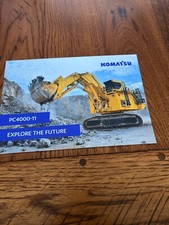 Folheto pá escavadeira Komatsu PC 4000 FCCA comprar usado  Enviando para Brazil