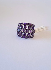 Bague bandeau améthyste d'occasion  L'Île-Rousse