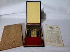 Antiga calculadora de bolso Francia Addition da década de 1920 com instruções comprar usado  Enviando para Brazil