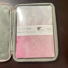 MacBook New Air 13” capa e estojo de transporte macio rosa claro comprar usado  Enviando para Brazil
