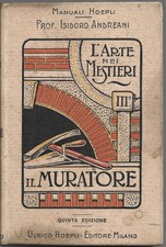 Hoepli muratore edz usato  Italia