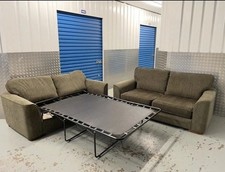 Brown fabric seater for sale  WARRINGTON