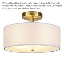 Light semi flush for sale  Dayton