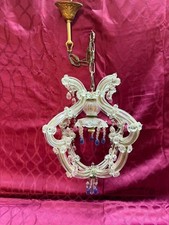 Lampadario vintage vetro usato  Salerno