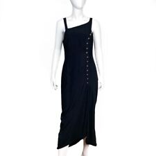 VERSUS Gianni Versace Ciemnoniebieska Meduza Długa sukienka Vintage na sprzedaż  PL
